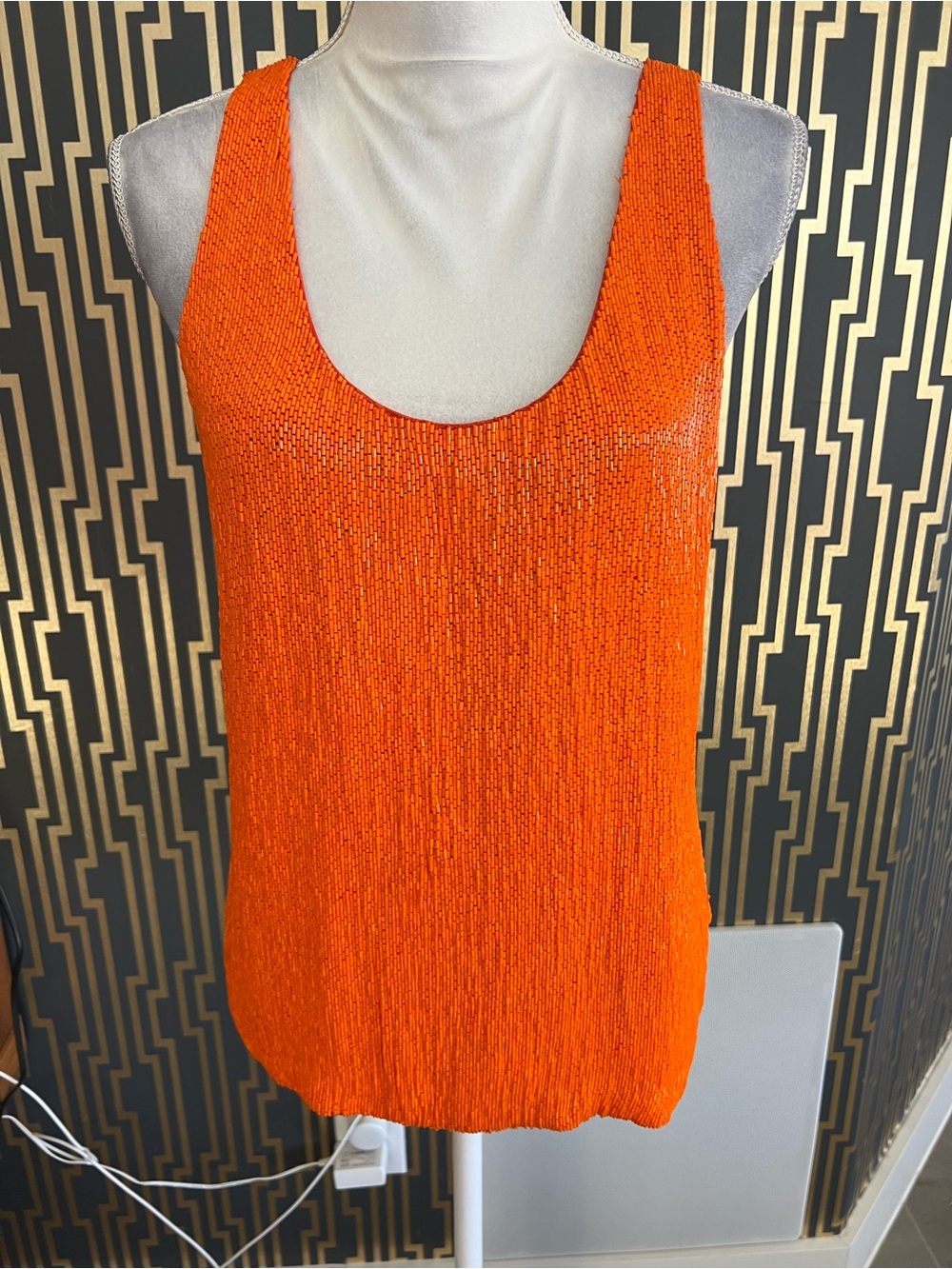 Ralph Lauren Beaded Scoop Neck Tank